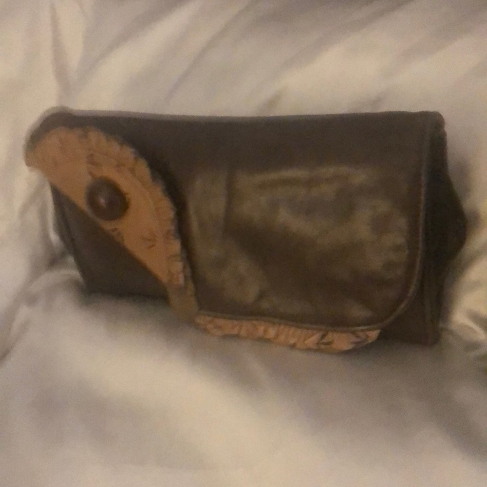 Carlos Falchi ultra soft clutch